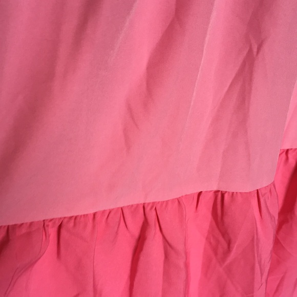 NWT English Factory pink ruffle tiered maxi dress M Vici Caprice dress - Picture 6 of 13